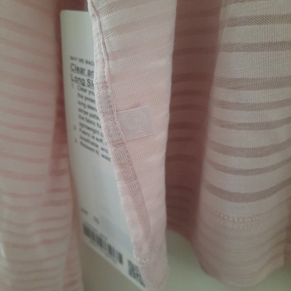 Lululemon Clear and Present Misty Pink Long Sleeve - Picture 8 of 12